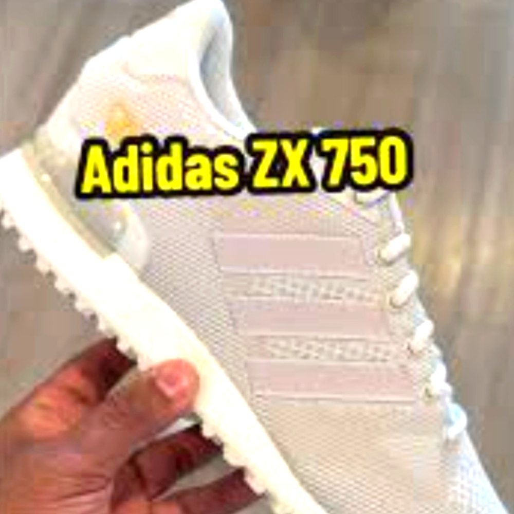 Mens The adidas ZX 750 Woven in the Alumina/Wonder Beige colorway .size 10